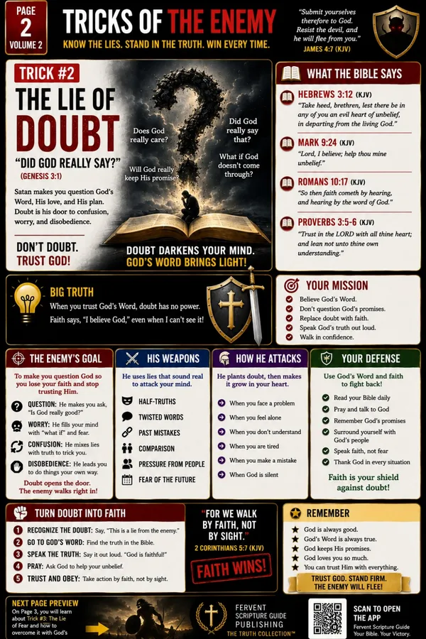 Doubt — The Confuser, original Tricks of the Enemy artwork