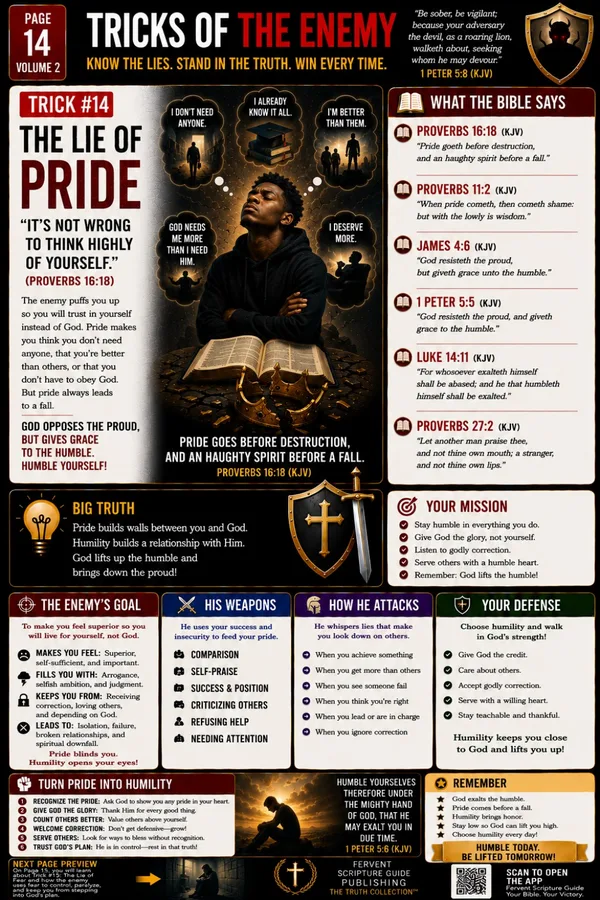 Pride — The Fallen Crown, original Tricks of the Enemy artwork